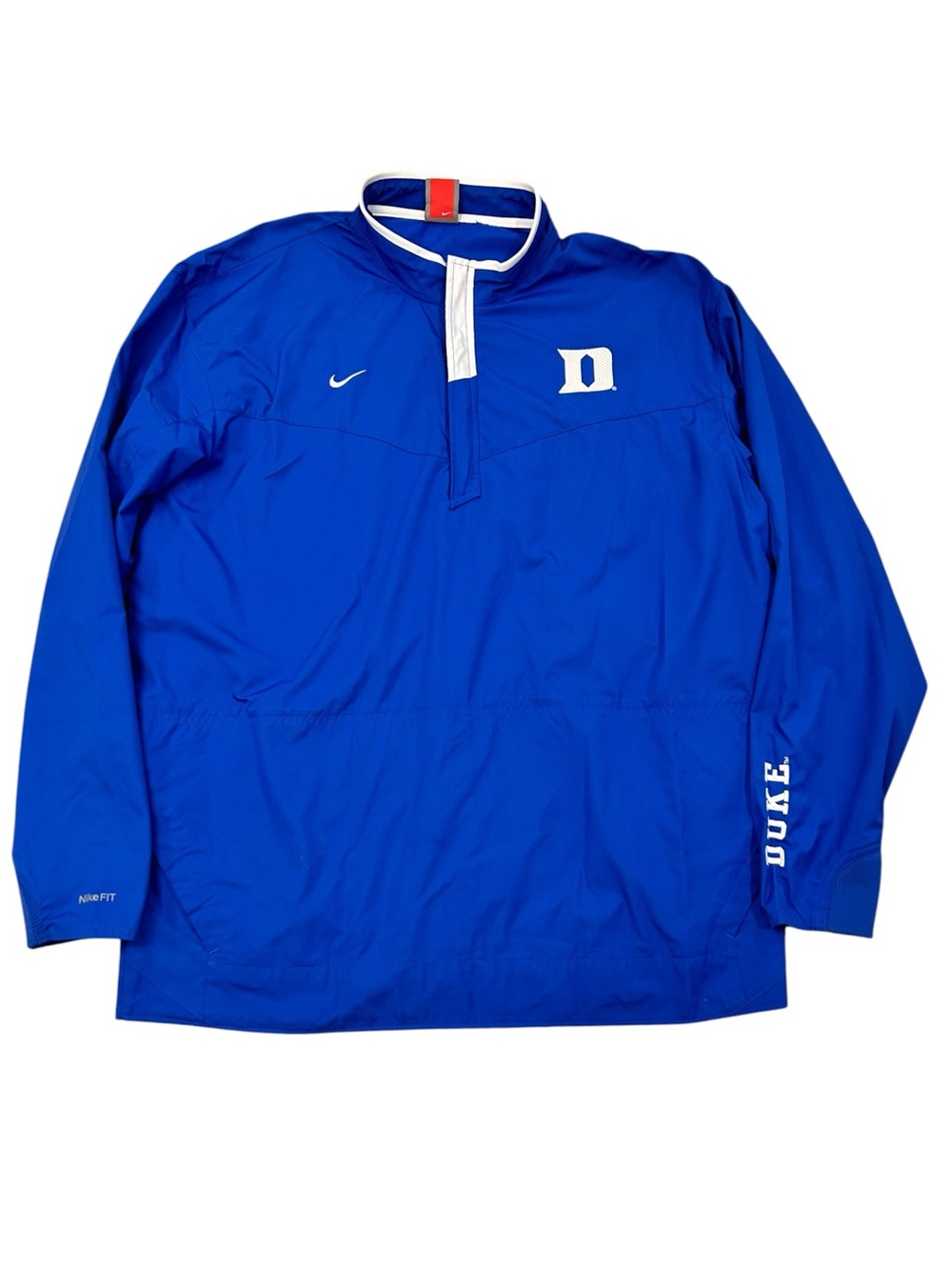 Nike FIT Storm Duke Blue Devils Pullover Performance Jacket Men’s L Y2K Vintage